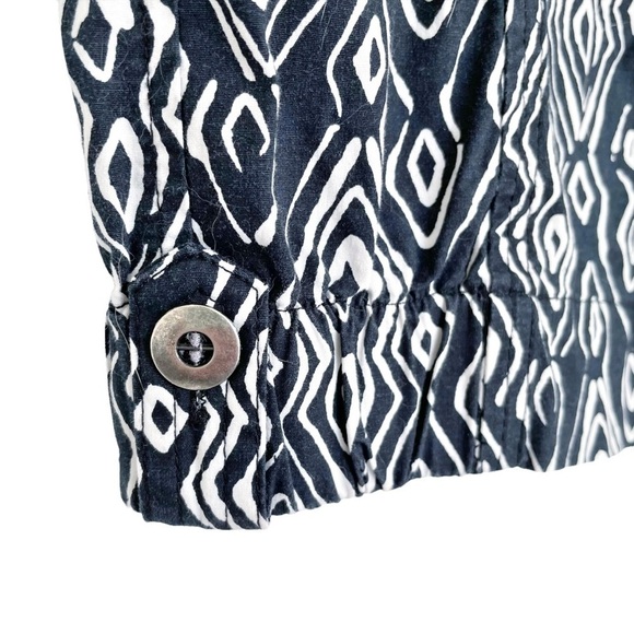 Chico’s | Ikat Elastic Waist Cropped Pants Size 0.5 (S) - Picture 4 of 8